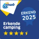 ANWB erkende camping logo 2025